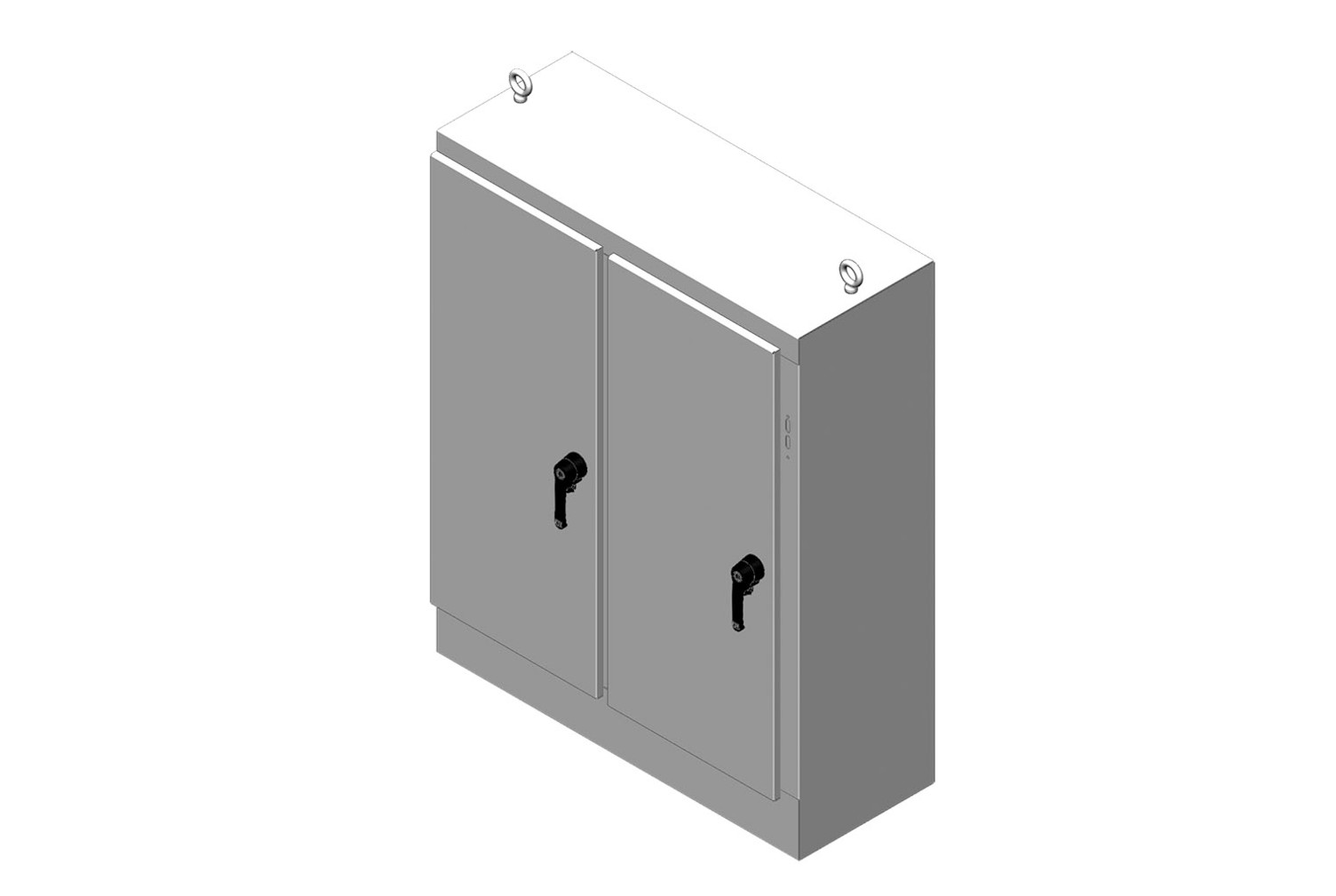 RMR Free-Standing Disconnect Enclosure, Type 4, with Solid Double Door - Image 0 - Large