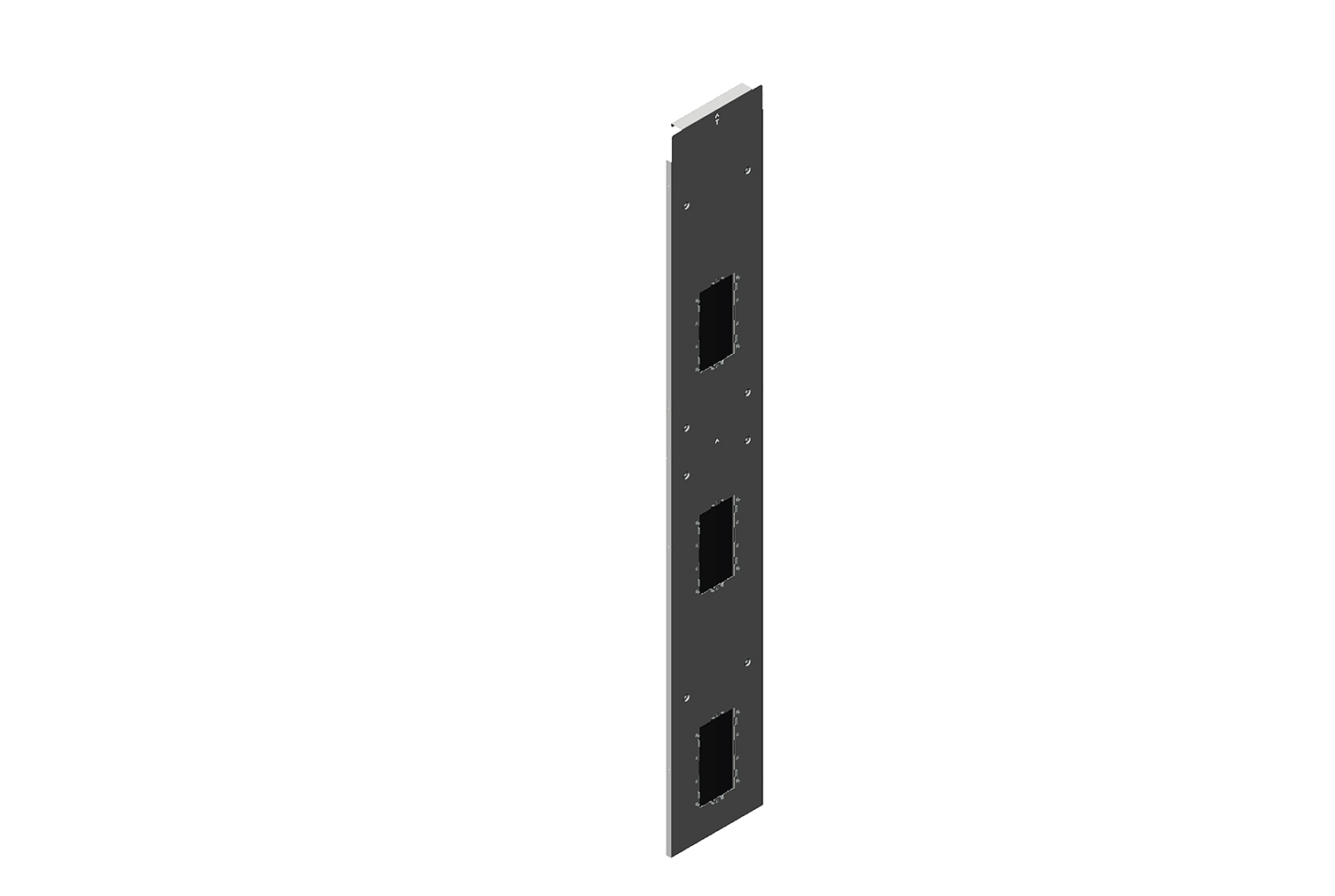 Full Height Mid-Panel Assembly Kit for Evolution® Single-Sided Vertical Cable Manager Image
