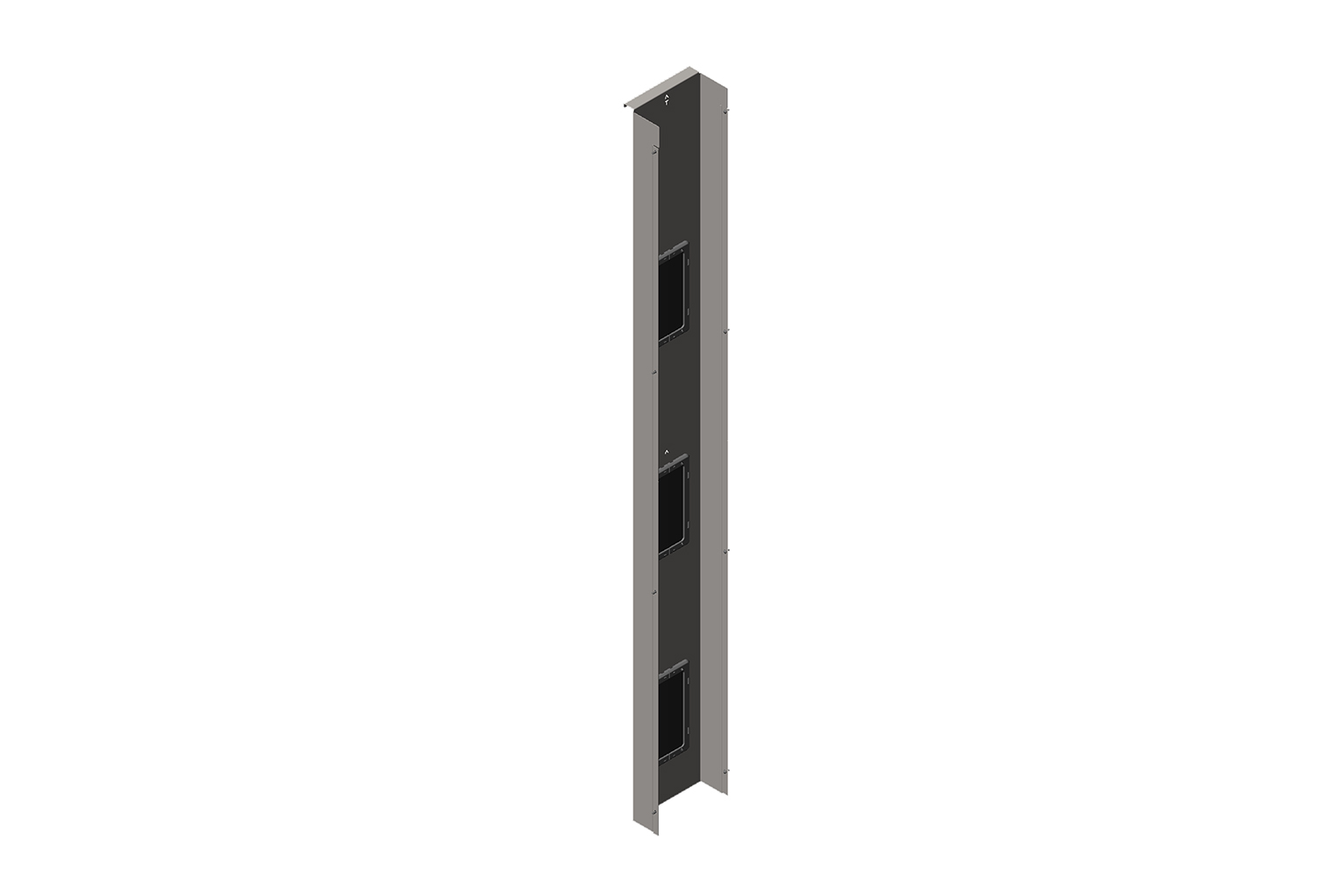 Full Height Mid-Panel Assembly Kit for Evolution® Double-Sided Vertical Cable Manager Image