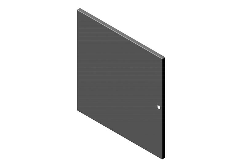 Single Solid Metal Door for RMR Wall-Mount Enclosure - Image 0 - Large