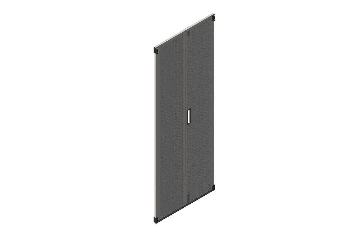 Double Perforated Metal Rear Door for ZetaFrame™ Cabinet - Image 0 - Large
