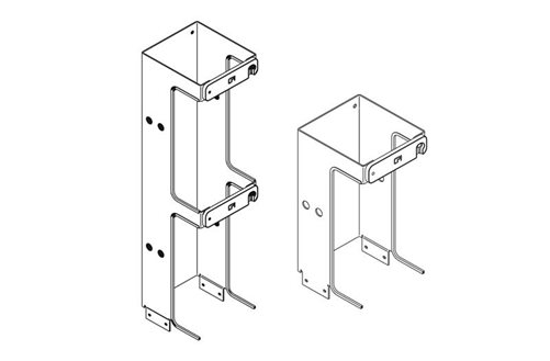 Single-Sided Vertical Cabling Section Extensions  Image