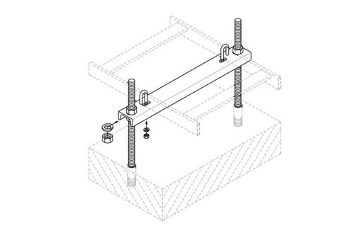 Adjustable Floor Support Channel Cable Runway Image